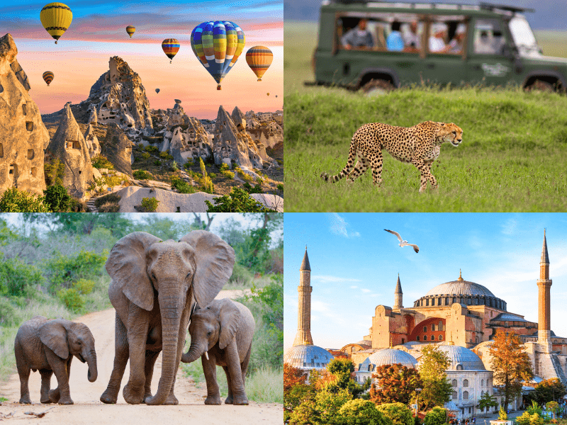 Africa and Turkey travel package from Australia 